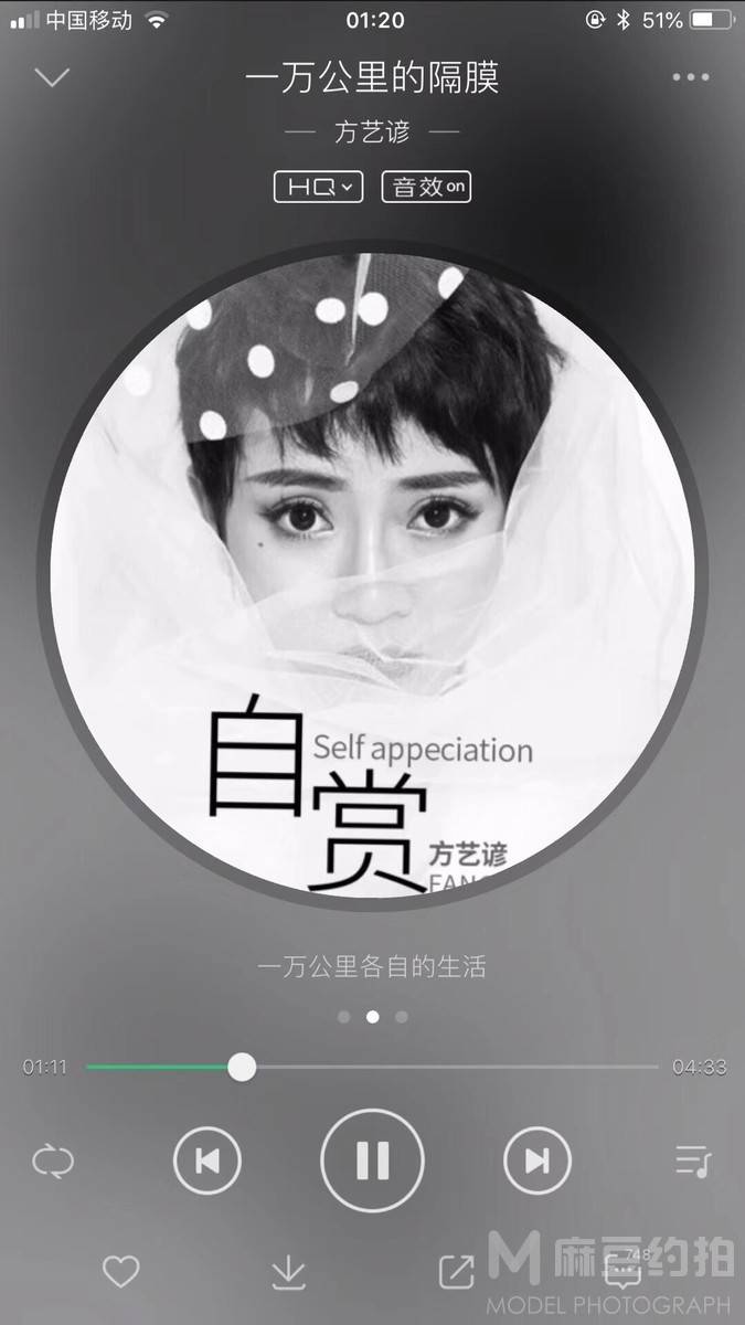 黑白模特