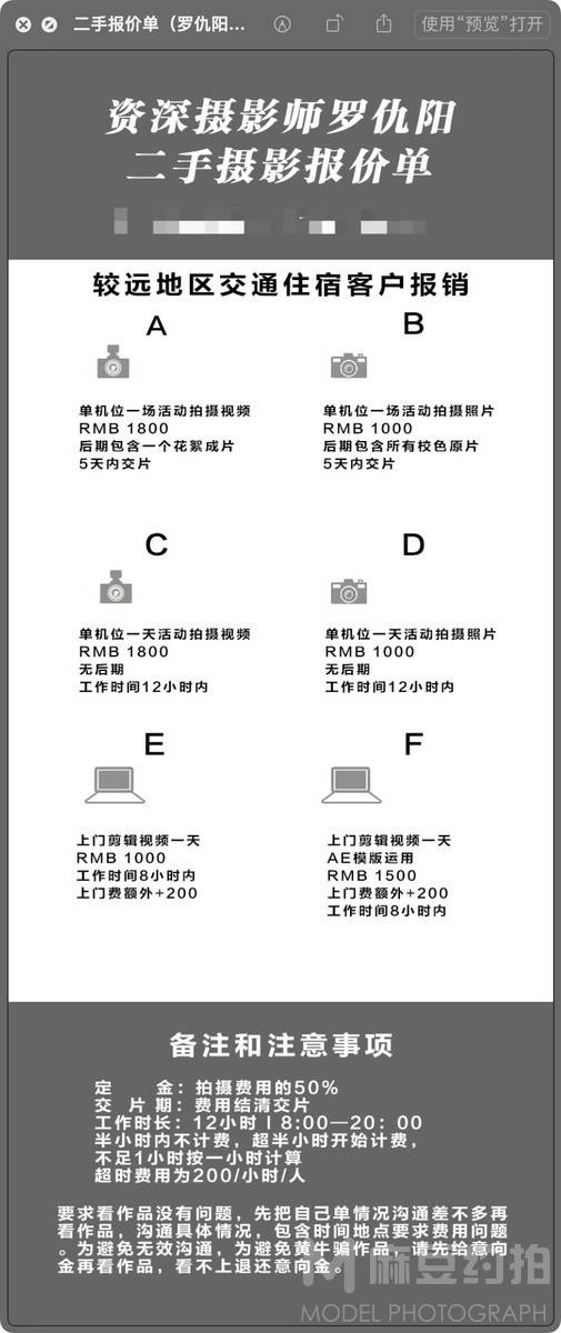 日系模特