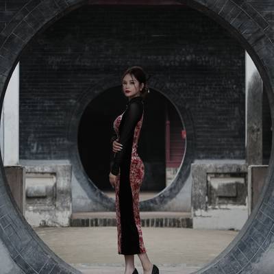 旗袍模特