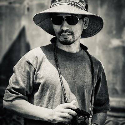 黑白模特