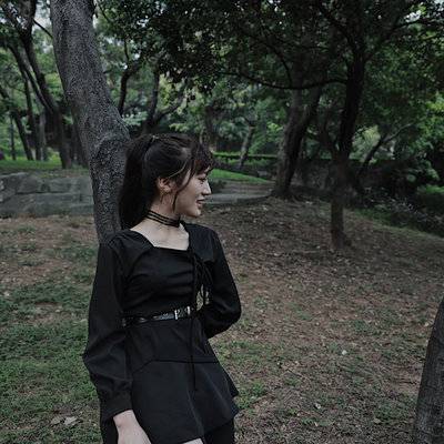 黑白模特
