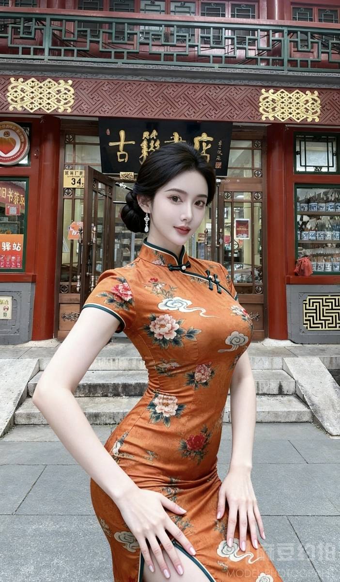 旗袍模特