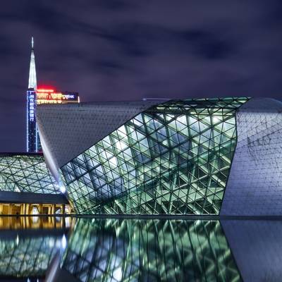 夜景模特