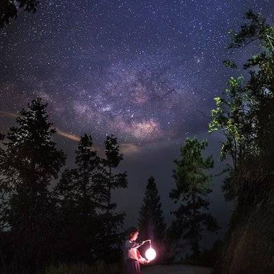 夜景模特