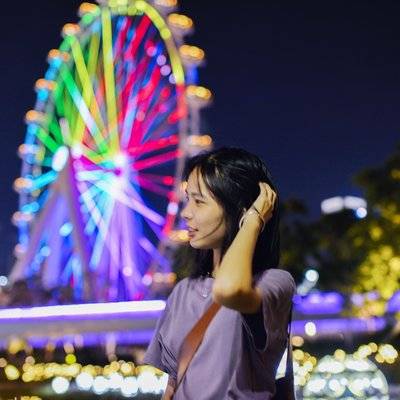 夜景模特