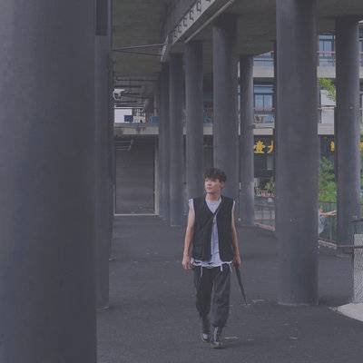 黑白模特