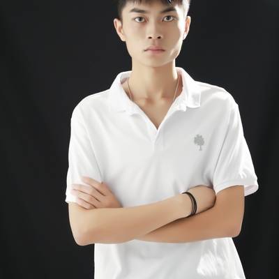 黑白模特