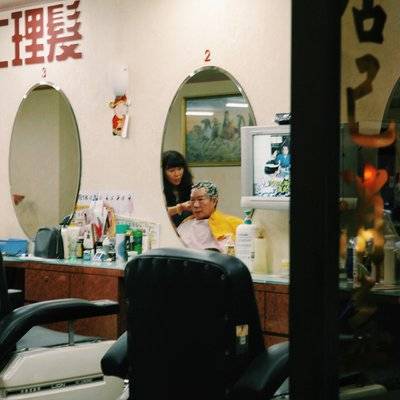 黑白模特