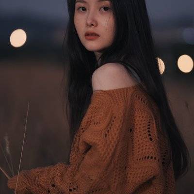夜景模特