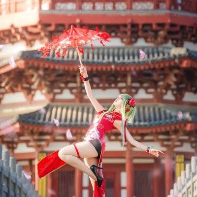 旗袍模特