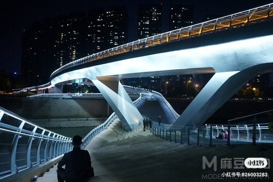 夜景模特