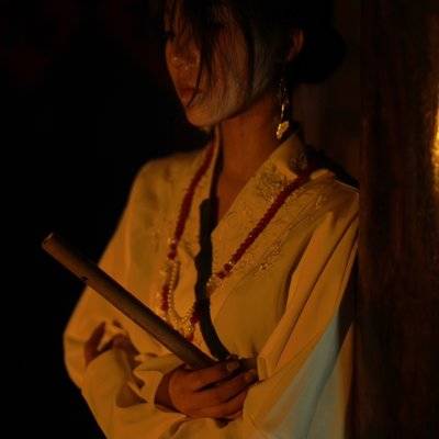 黑白模特