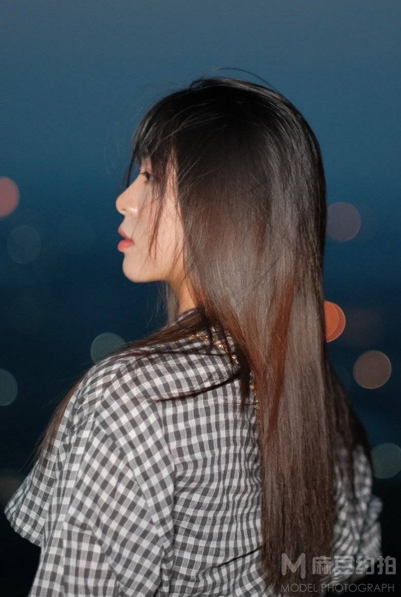夜景模特