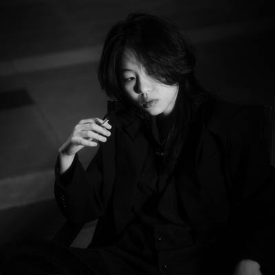黑白模特