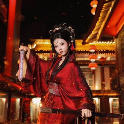 汉服模特