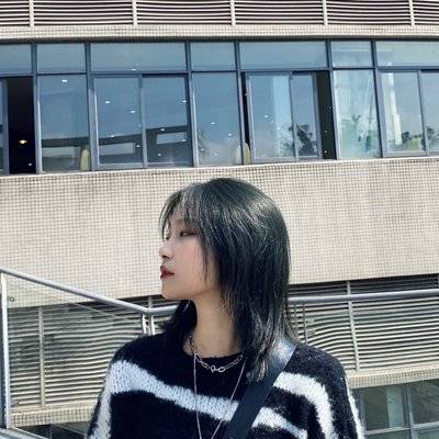 黑白模特