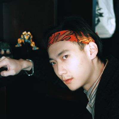 黑白模特