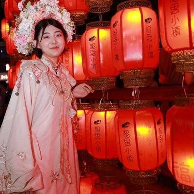 夜景模特
