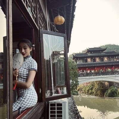 旗袍模特
