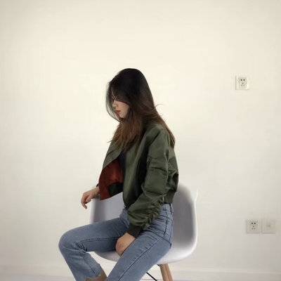 黑白模特