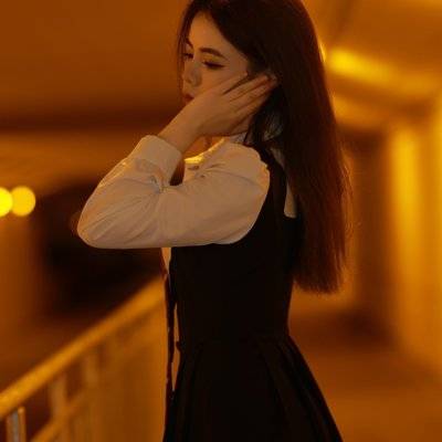 夜景模特