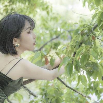 黑白模特