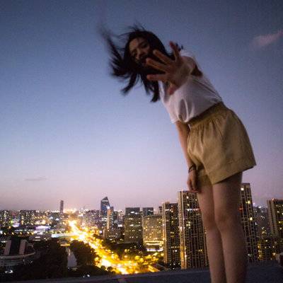 夜景模特
