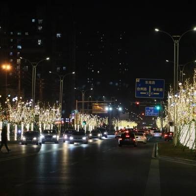 夜景模特