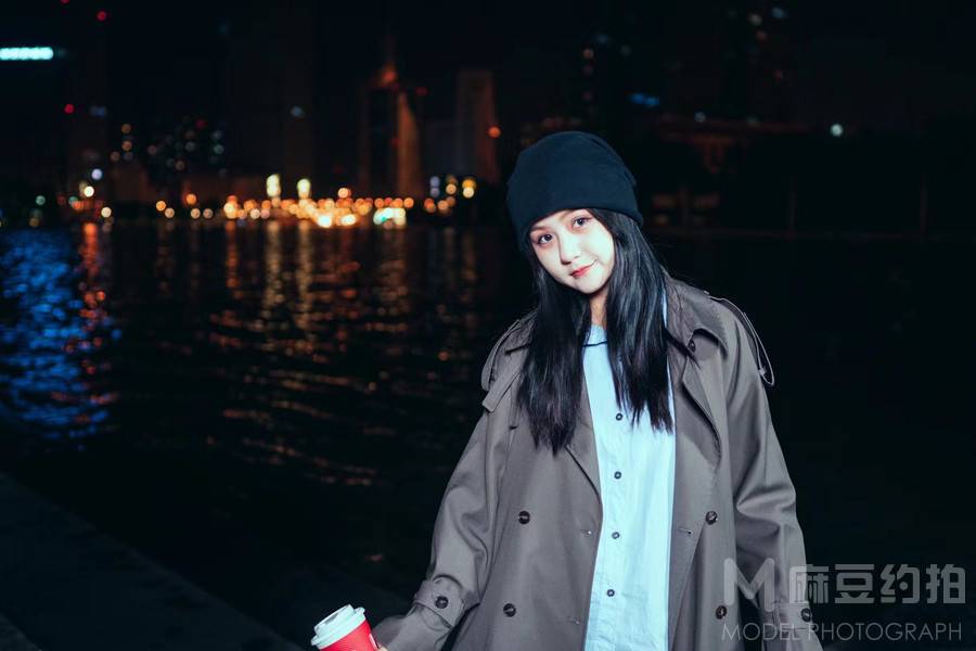 夜景模特