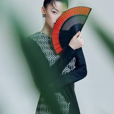 黑白模特