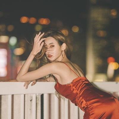 夜景模特