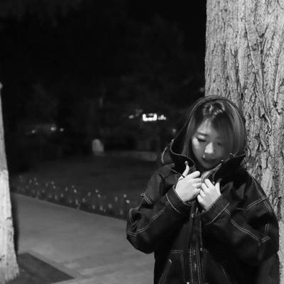 黑白模特