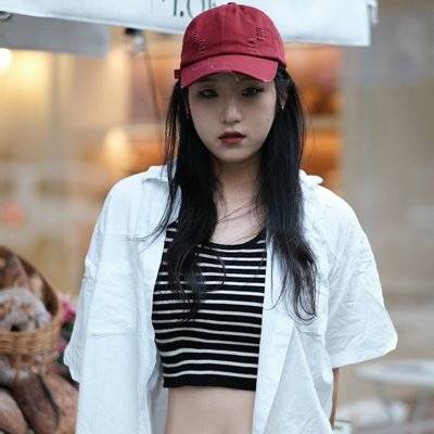 黑白模特