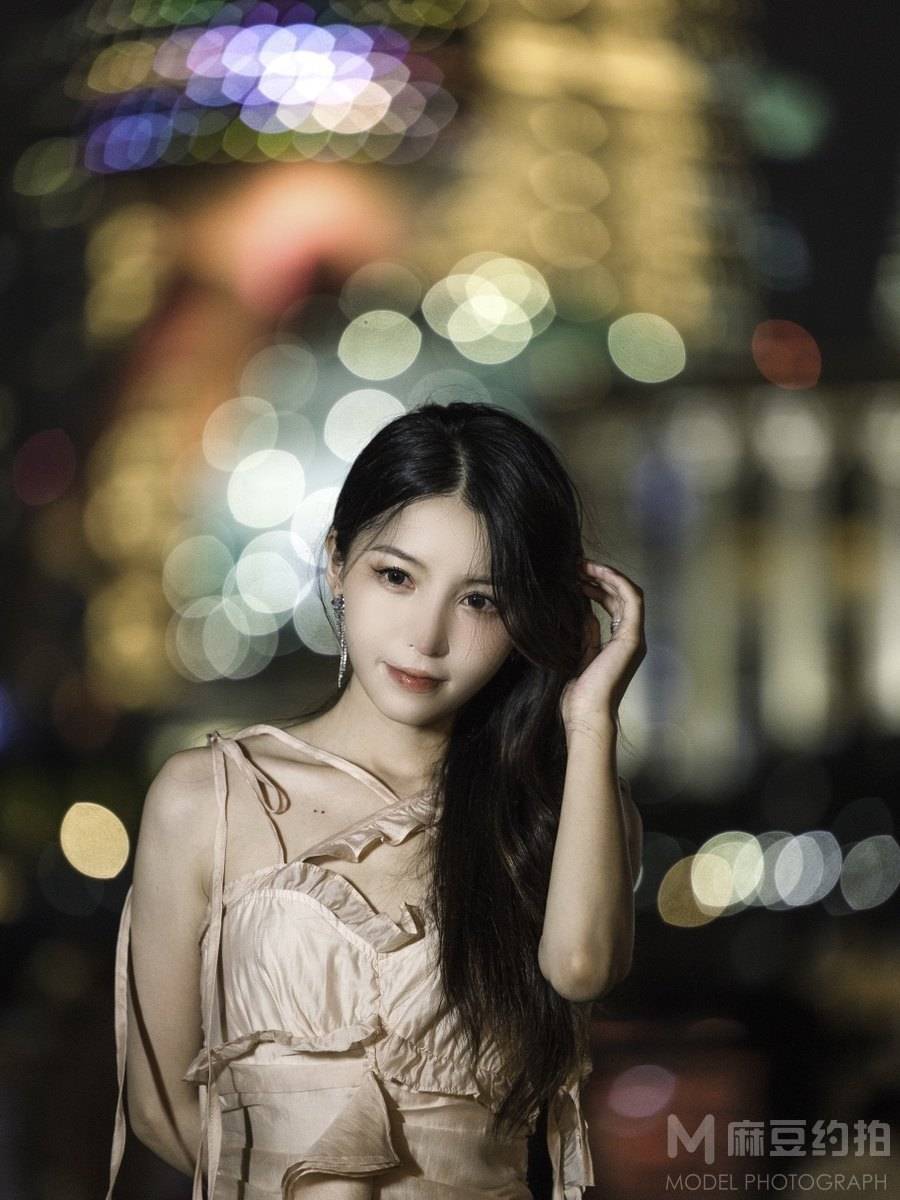 夜景模特