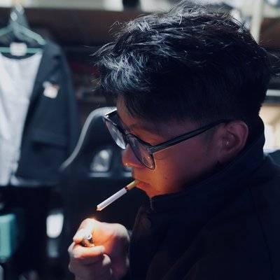 黑白模特