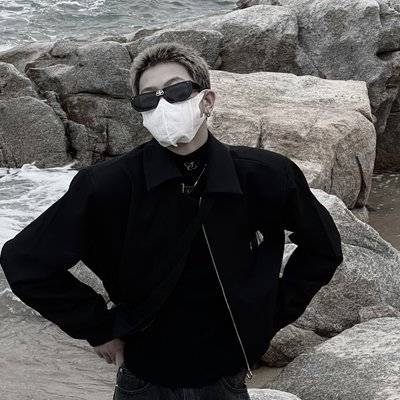 黑白模特