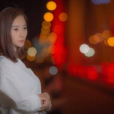 黑白模特