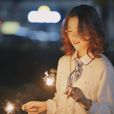 夜景模特