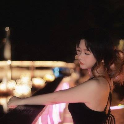 夜景模特