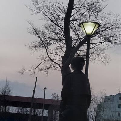 黑白模特