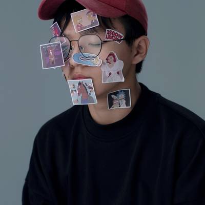 黑白模特