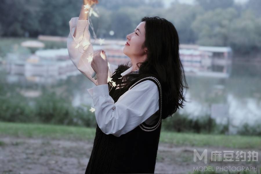 黑白模特