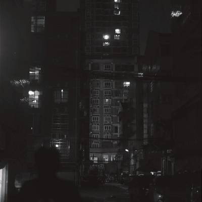 黑白模特