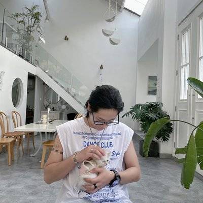 黑白模特