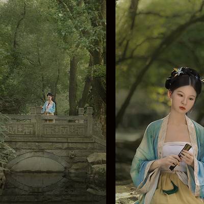 汉服模特