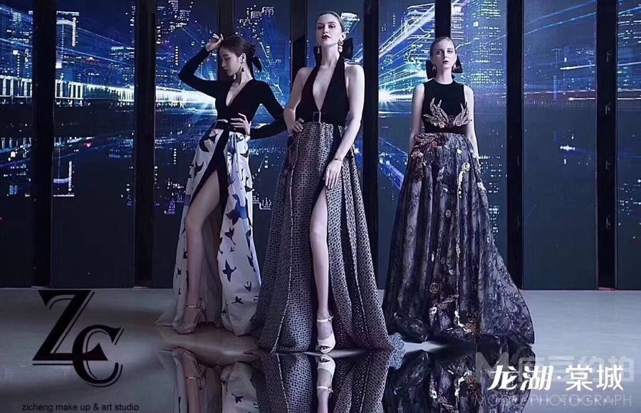 黑白模特