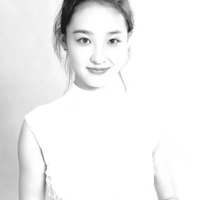 黑白模特