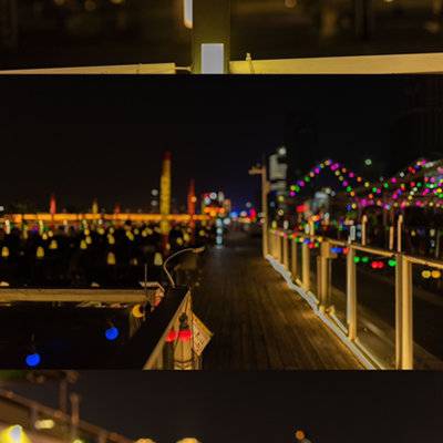 夜景模特