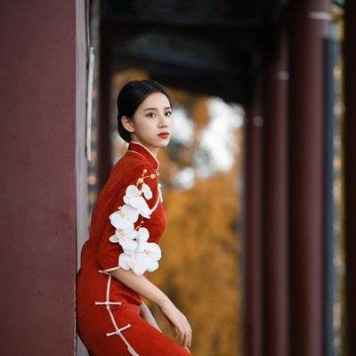 旗袍模特
