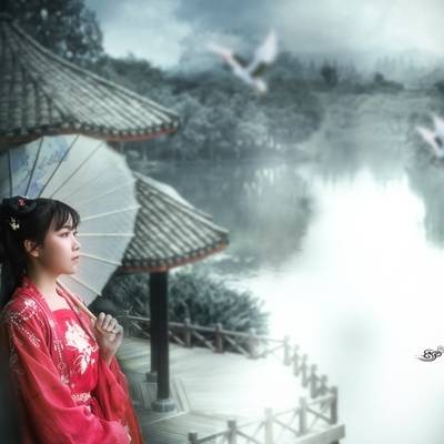 汉服模特